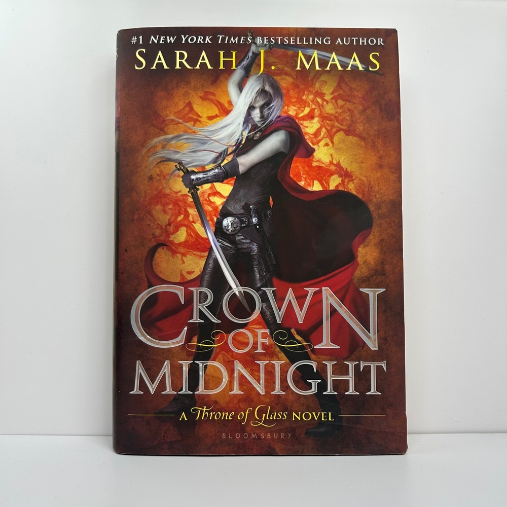Crown of Midnight Hardcover by Sarah J. Maas Throne of Glass